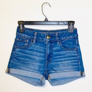 AE High Waisted Jean Shorts